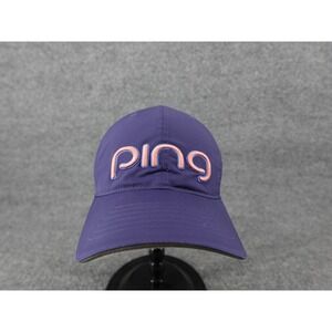 Ping Golf Hat Womens Adjustable Purple One Ten Flexfit Tech Performance Cap